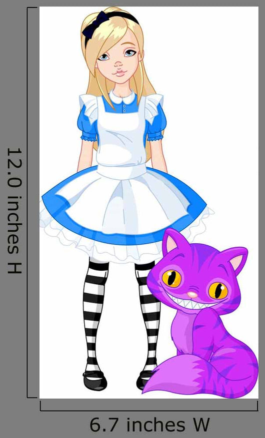 Alice Wonderland Wall Decal