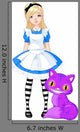 Alice Wonderland Wall Decal