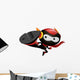 Robot Ninja Kick Wall Decal