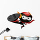Robot Ninja Kick Wall Decal