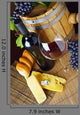 Wine and Cheese Wall Decal
