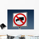 No Trucks Sign Wall Decal