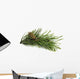 Pine Branch with Cones Wall Decal