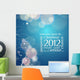 Greeting Card Happy New Wall Decal