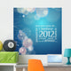 Greeting Card Happy New Wall Decal