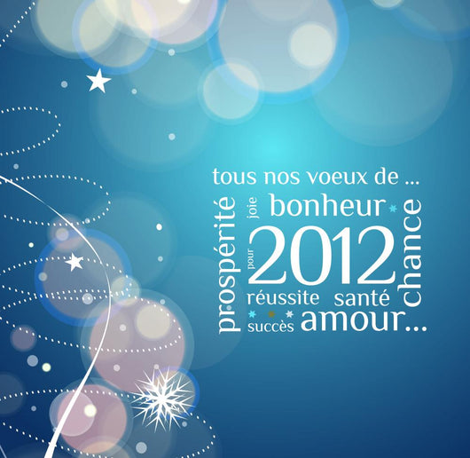 Greeting Card Happy New Wall Decal