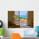 Ocean from Tropical Resort Wall Decal