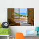 Ocean from Tropical Resort Wall Decal
