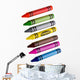 Wax Crayons White Wall Decal