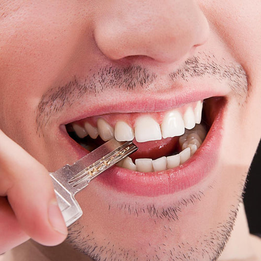 Man with White Teeth Wall Decal