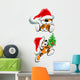 Christmas Tiger Wall Decal