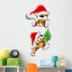 Christmas Tiger Wall Decal