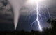 Tornado and Lightning Wall Decal