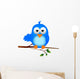 Blue Bird Wall Decal