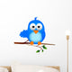 Blue Bird Wall Decal
