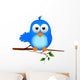 Blue Bird Wall Decal
