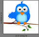 Blue Bird Wall Decal
