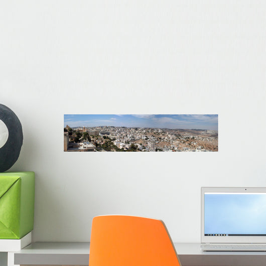 Panoramic Bethlehem Israel Wall Decal