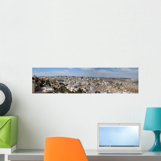 Panoramic Bethlehem Israel Wall Decal