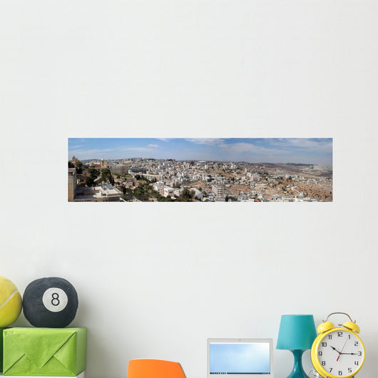 Panoramic Bethlehem Israel Wall Decal