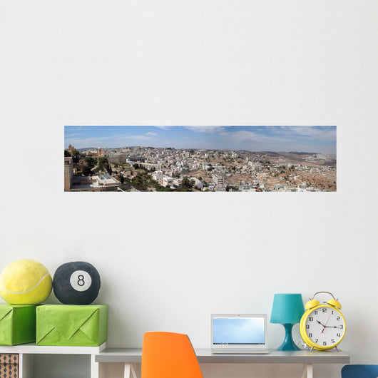 Panoramic Bethlehem Israel Wall Decal