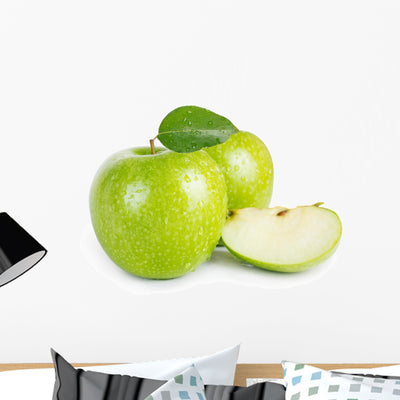 Fresh Apples Wall Decal shown on a wall