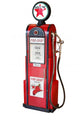 Antique Gas Pump with Wall Decal