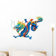 Blue Chinese Dragon Wall Decal