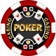 Poker Chip Wall Decal