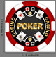 Poker Chip Wall Decal