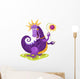 Royal Purple Dragon Wall Decal