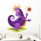Royal Purple Dragon Wall Decal