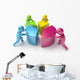 People Shift Diagram 3D Wall Decal