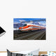 Modern High Speed Train Wall Decal