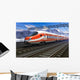 Modern High Speed Train Wall Decal