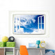 Cloudy Window Wall Decal