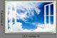 Cloudy Window Wall Decal