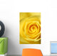 Elegant Yellow Rose Wall Decal