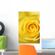 Elegant Yellow Rose Wall Decal