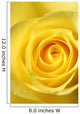 Elegant Yellow Rose Wall Decal