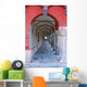 Aged Archway Old Houses Wall Decal