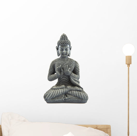 Pray with Buddha Wall Decal