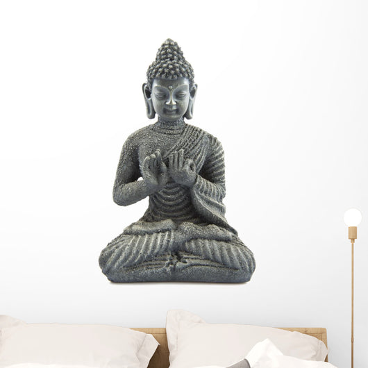 Pray with Buddha Wall Decal