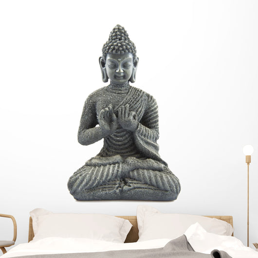 Pray with Buddha Wall Decal