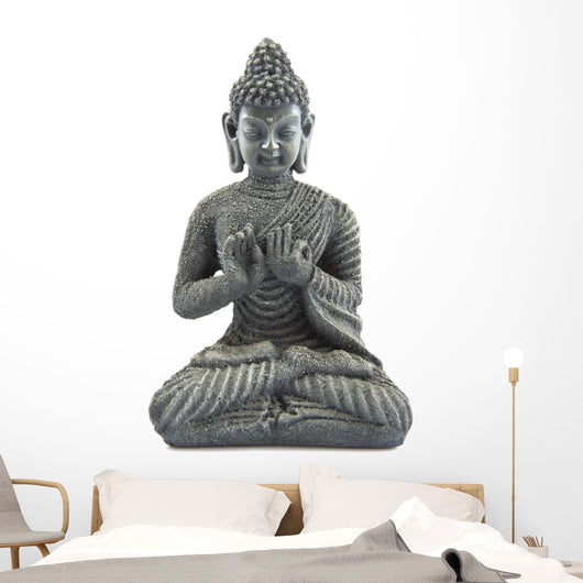 Pray with Buddha Wall Decal