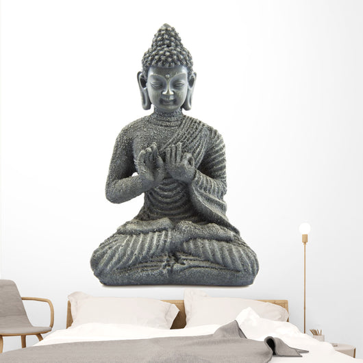 Pray with Buddha Wall Decal