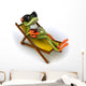 Grenouille En Vacances Wall Decal
