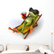 Frog Vacation Wall Decal