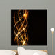 Abstract Wavy Pattern with Wall Decal