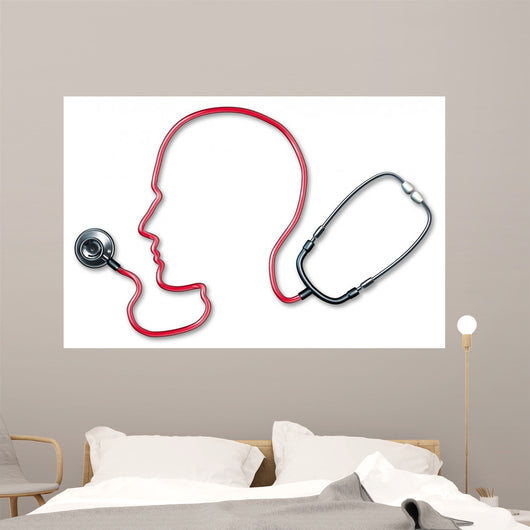 Human Brain Health Wall Decal